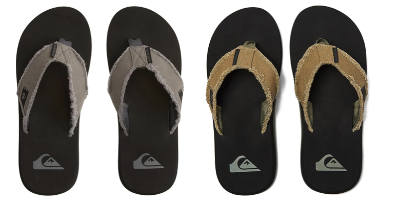 Quiksilver Monkey Abyss Sandalen Grau oder Braun | Größe 39-46 für 12€ (-43%)