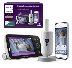 Philips AVENT Premium Connected Babyphone (KI-Tracking, Schrei-Interpretation) für 300€ (-10%)
