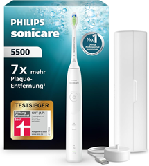 Philips Sonicare 5500 Schallzahnbürste (HX7110/02, Testsieger, inkl. Etui) für 70€ (-22%)