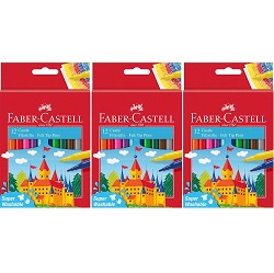 Faber-Castell Filzstift Castle (3er Pack) für 6€ (-41%)