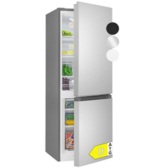 Bomann KG 322.1 Kühl-Gefrierkombination (Inox) für 254€ (-9%)