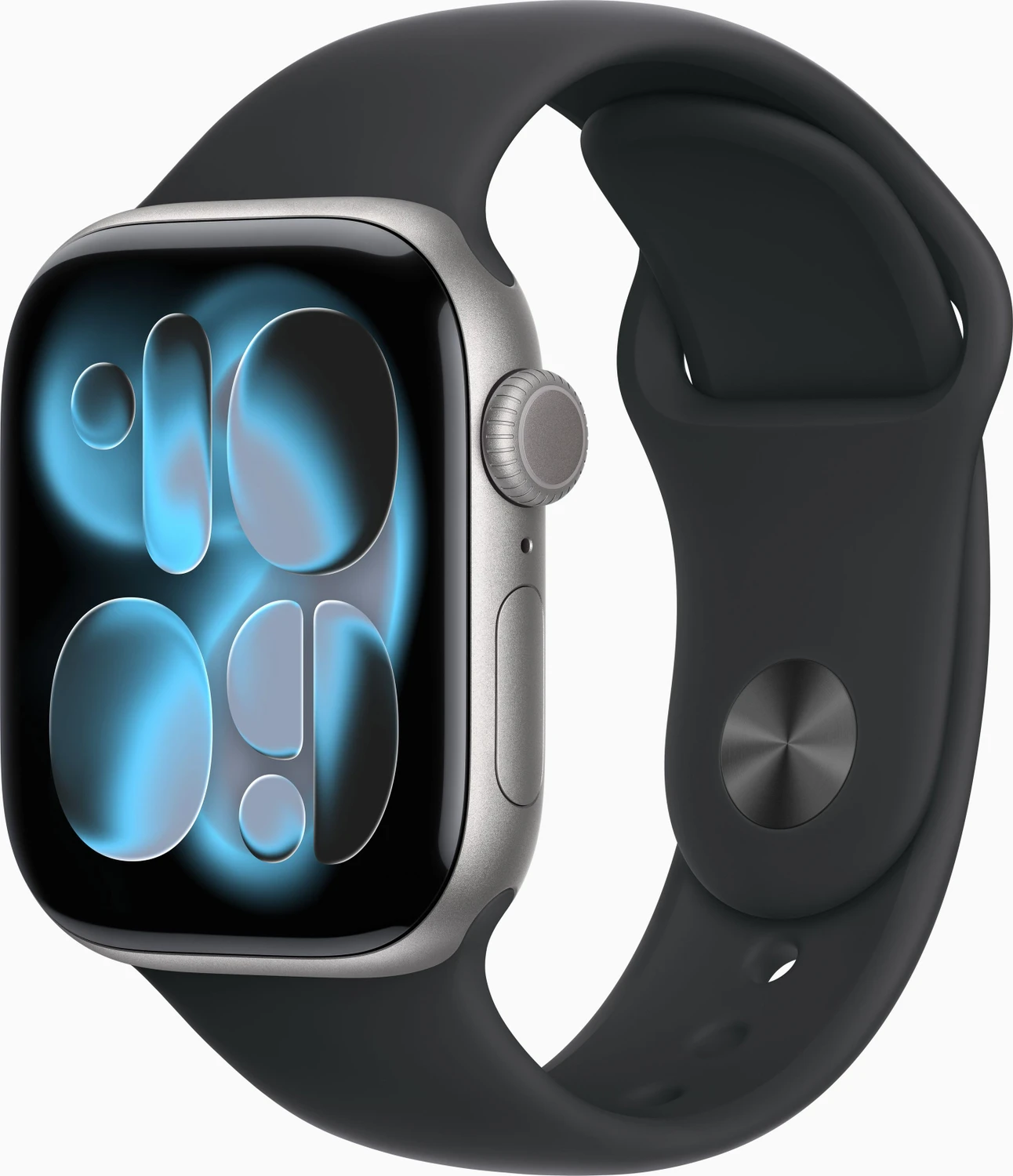Apple Watch Series 11 (GPS) 42mm Aluminium space grau mit Sportarmband S/M schwarz für 349€ (-8%)