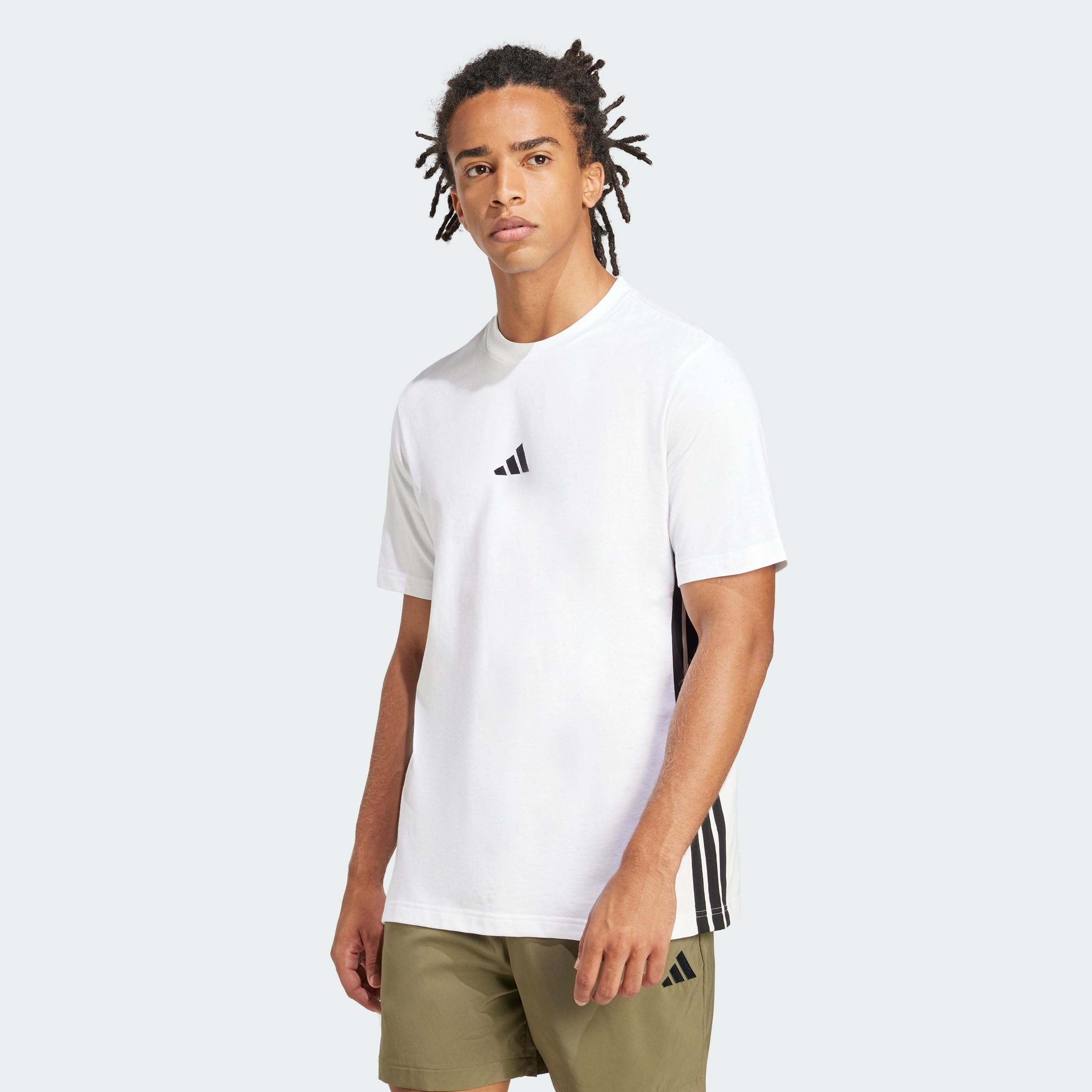 Adidas Herren Essential Three Stripes T-Shirt für 11€ (-53%)