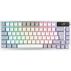 ASUS ROG Azoth White RGB Gaming-Tastatur (75%, OLED, Hot-Swap, Tri-Mode) für 137€ (-24%)