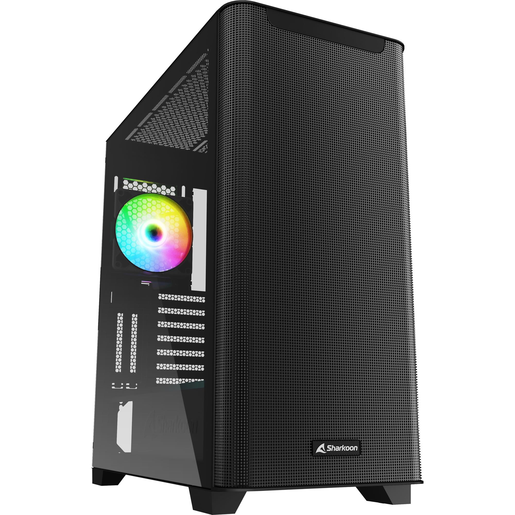 Sharkoon M30 RGB PC-Gehäuse mit Glasfenster für 35€ (-43%)
