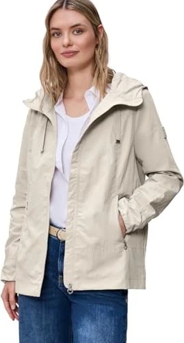 Street One Kapuze und Zipper Jacke powder beige (Damen) für 76€ (-6%)