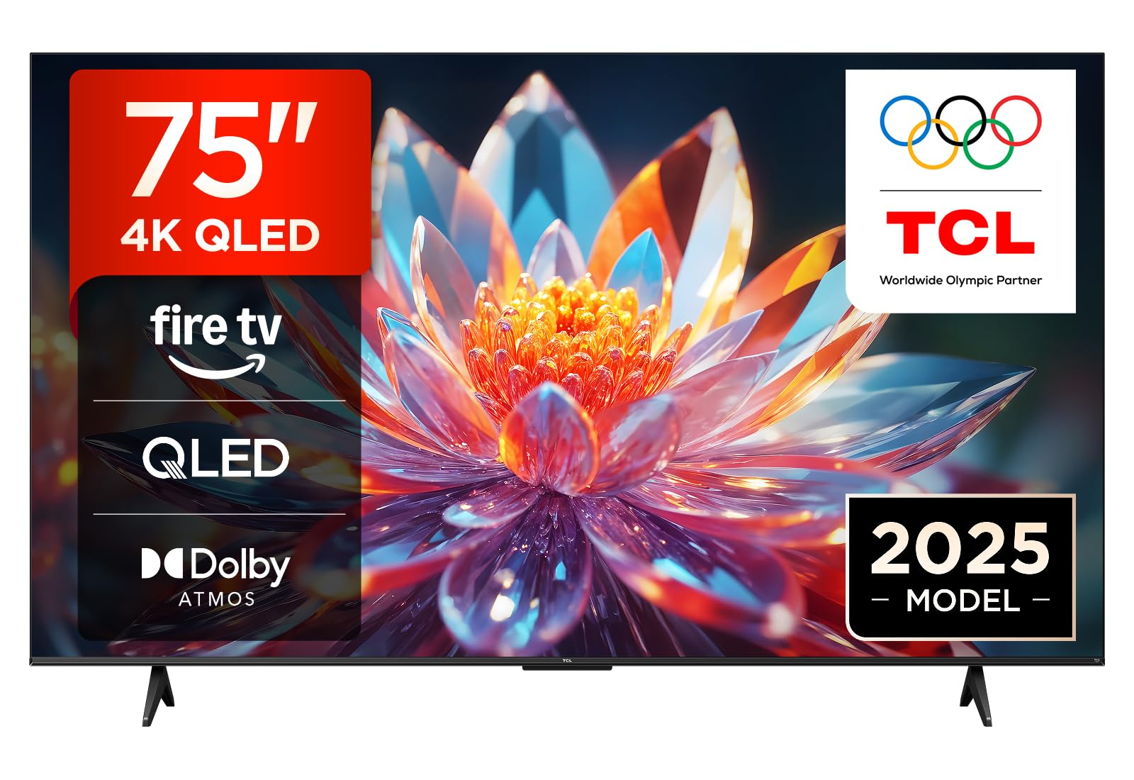 TCL 75T6C 75 Zoll QLED Fernseher, 4K UHD Fire TV, HDR10+, Dolby Vision & Atmos, Smart TV, Alexa, Google Cast & AirPlay 2, HDMI 2.1 für 539€ (-21%)