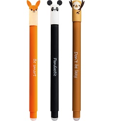 Eberhard Faber Tintenroller „Animal Erase it!“ (3er Set, radierbar) für 6€ (-39%)