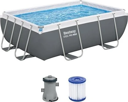 Bestway Rectangular Frame Pool Set 282x196cm für 301€ (-12%)