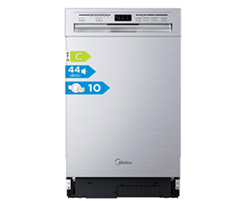 Midea MDWEU1036WSS Geschirrspüler 45cm