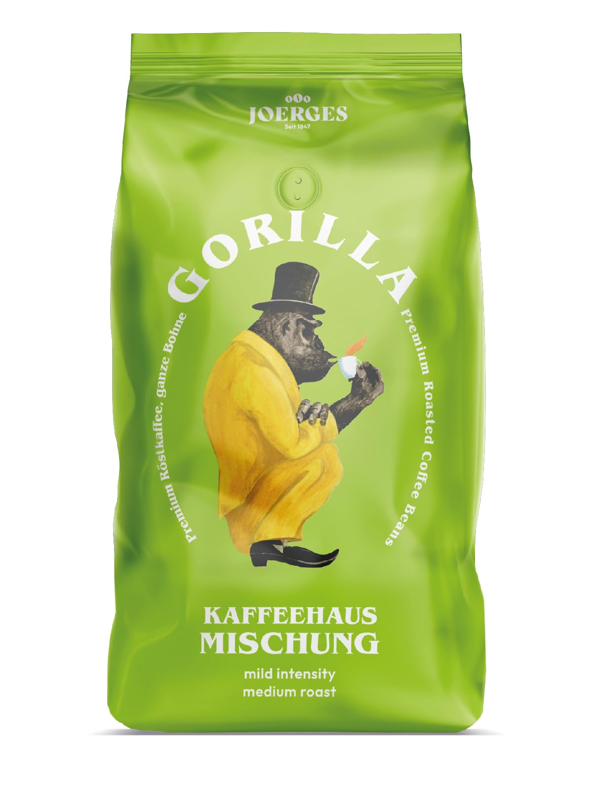 Joerges Gorilla Kaffee Kaffeebohnen Espresso Kaffeehaus-Mischung (evtl. 14.44€ mit Sparabo Coupon) für 17€ (-21%)