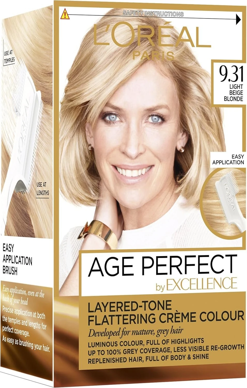L’Oréal Excellence Age Perfect Haarfarbe 9.31 helles goldblond für 6€ (-14%)
