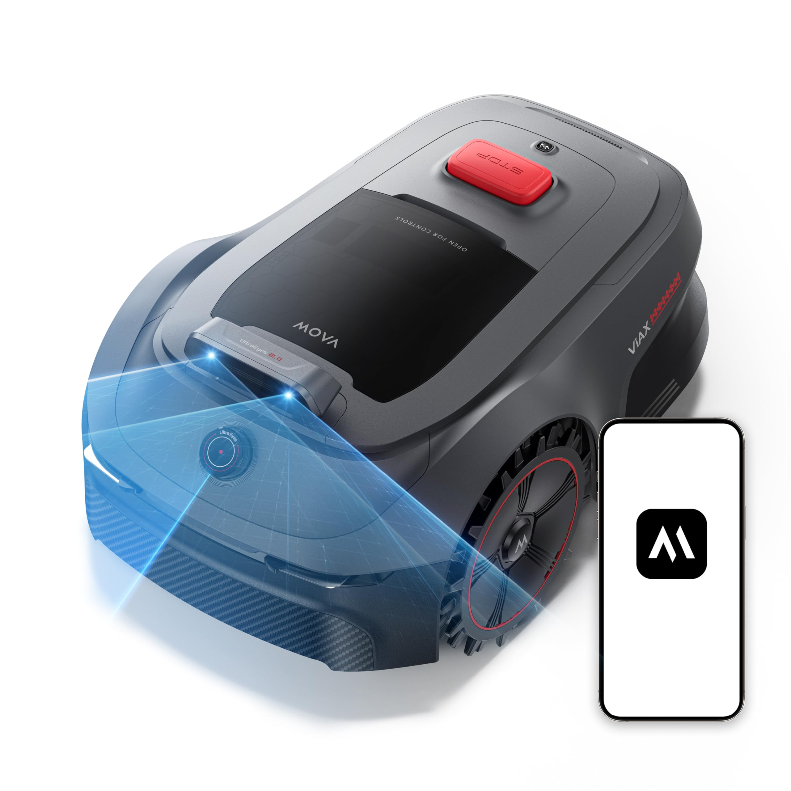 MOVA ViAX 500 Mähroboter ohne Begrenzungskabel – 600 m², 360°-LiDAR + Dual-KI-Kameras, 300+ Hindernisarten, 40% Steigung, App für 500€ (-9%)