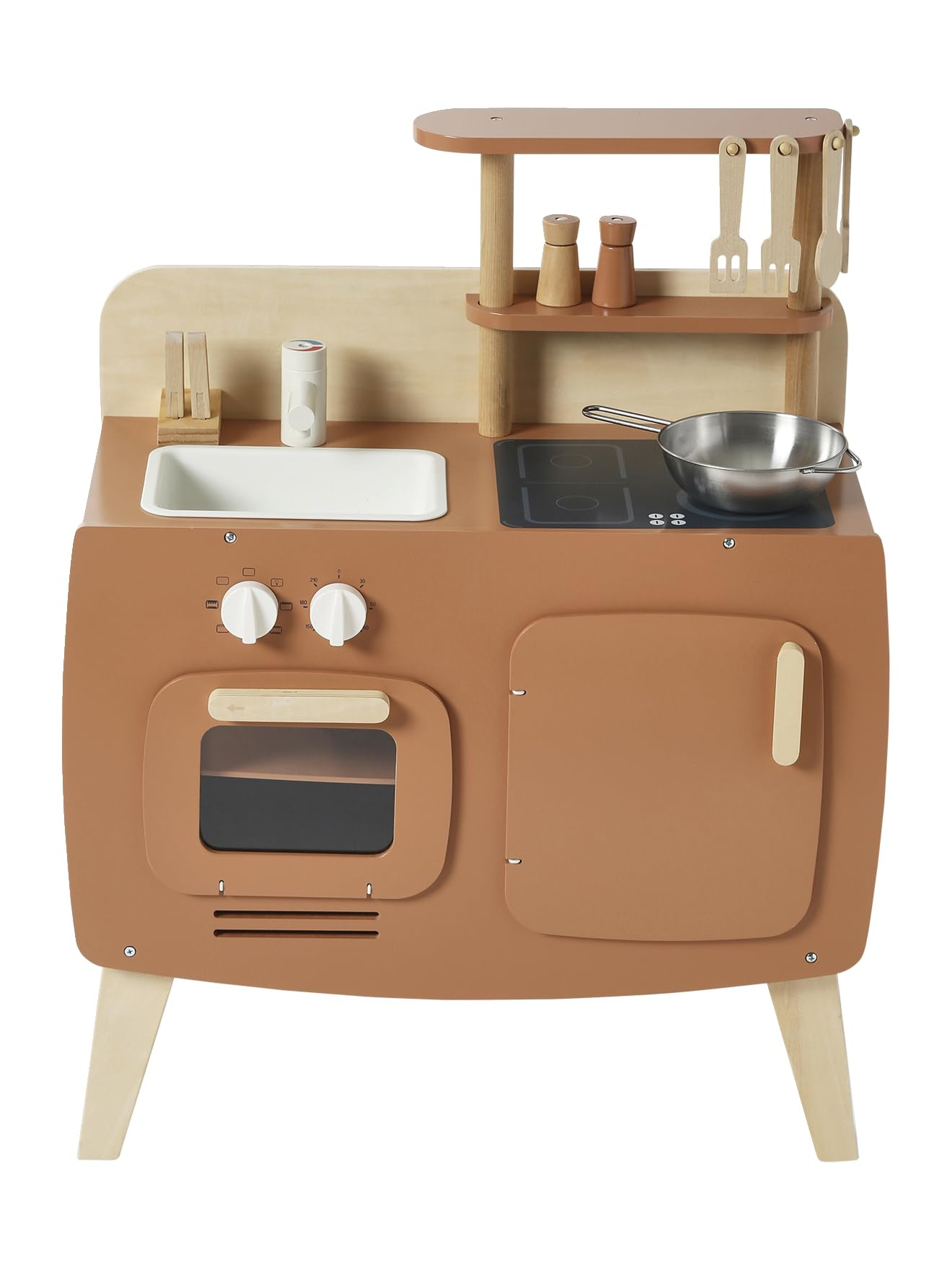 Vertbaudet Kochnische aus Holz, Karamell-Design Preisfehler für 25€ (-76%)
