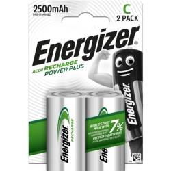 2er-Pack Energizer Recharge Power Plus C Akku-Set 2.500 mAh für 5€ (-53%)