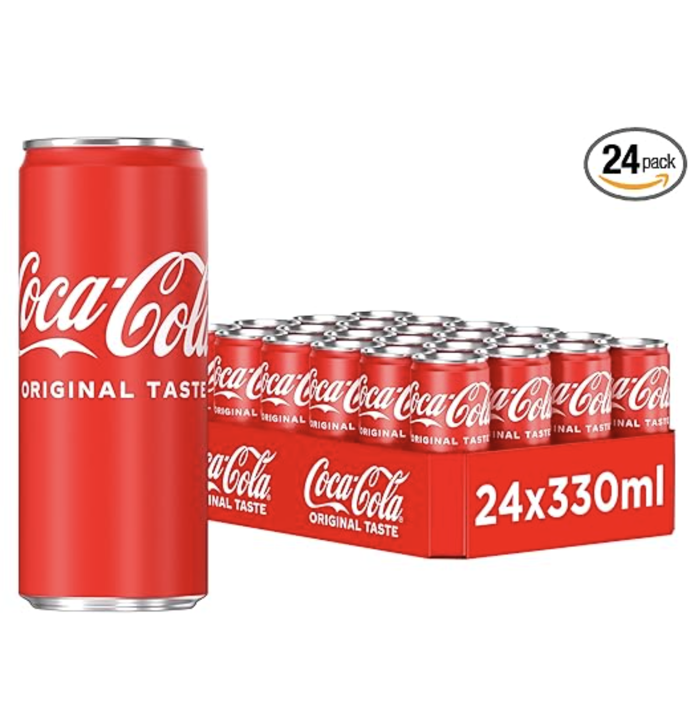 COCA COLA Classic 24x 330 ml = 52 Cent pro Dose (im Spar-Abo 0€VK) koffeinhaltiger Coca-Cola Softdrink Coke in Einweg Dosen zzgl Pfand für 11€ (-37%)