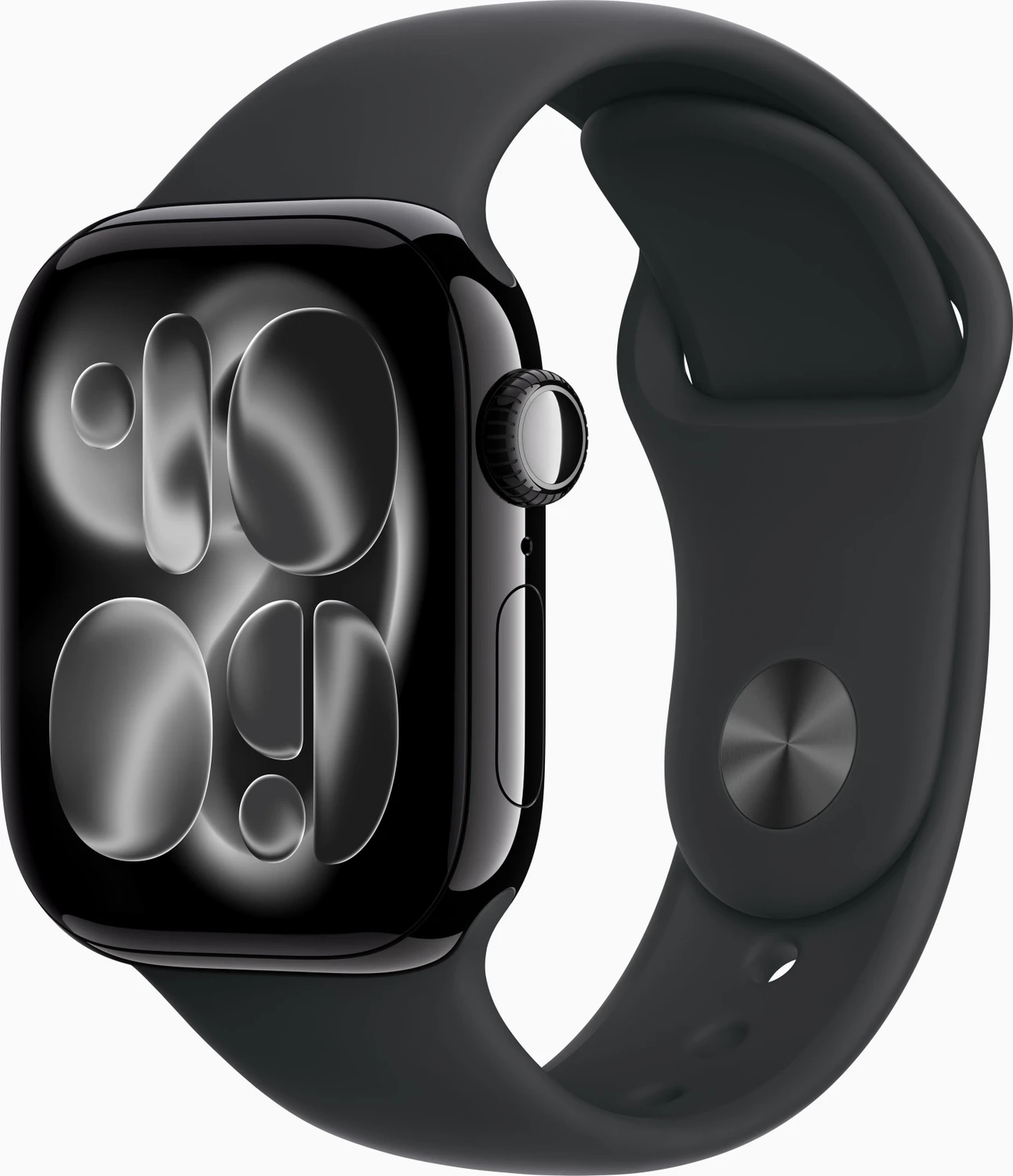 Apple Watch Series 11 (GPS) 42mm Aluminium diamantschwarz mit Sportarmband S/M schwarz für 349€ (-9%)