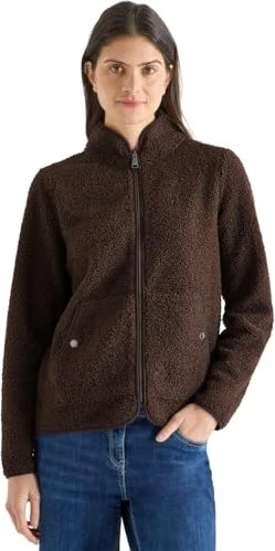 CECIL Softe Zipper Jacke macchiato brown (Damen) für 52€ (-12%)