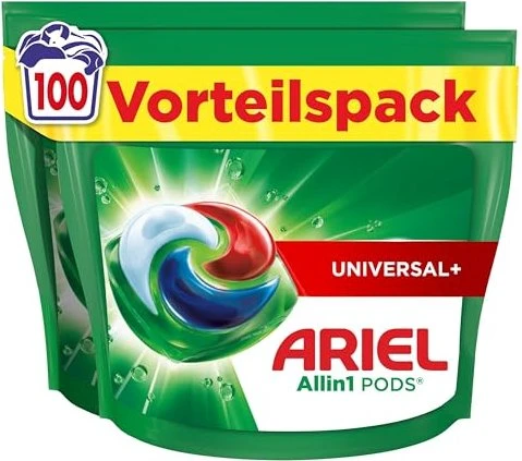 Ariel Universal+ Allin1 Pods Waschmittel, 100 Stück für 26€ (-15%)