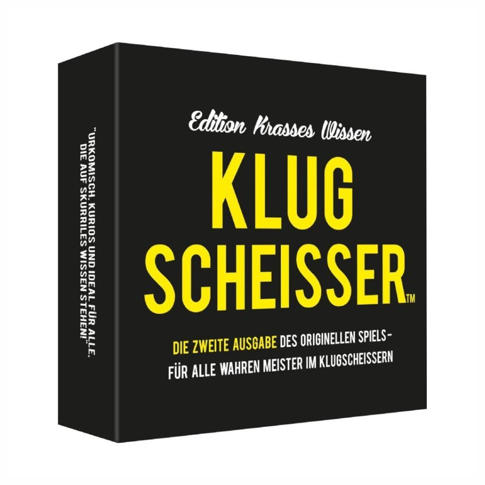 Klugscheisser 2 – Black Edition für 8€ (-32%)