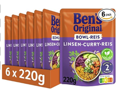 6x 220g Ben’s Original Express Linsen Curry