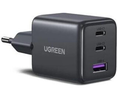 UGREEN 30W USB C Ladegerät (3-Port, GaN II, PD Schnellladegerät) für 9€ (-35%)