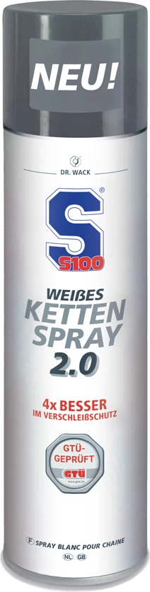 Dr. Wack S100 Weißes Kettenspray 400ml für 16€ (-8%)