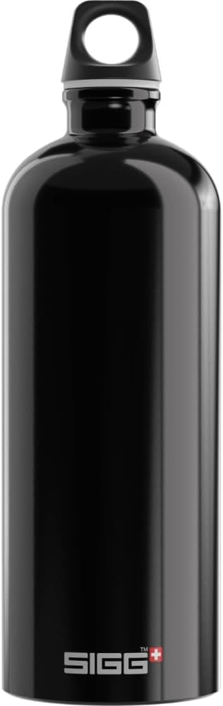 SIGG Traveller Trinkflasche 1 Liter – Alu – Farbe: schwarz für 15€ (-24%)