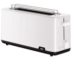 Braun Breakfast 1 HT1110WH Langschlitztoaster für 30€ (-35%)