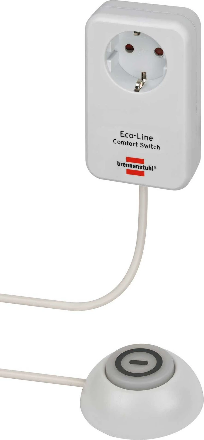 Brennenstuhl Eco-Line Comfort Switch, 1-fach, 1.5m für 9€ (-11%)