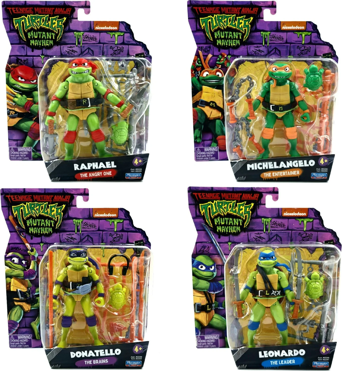 Nickelodeon Teenage Mutant Ninja Turtles Figur – Leonardo Basis 12cm für 14€ (-22%)