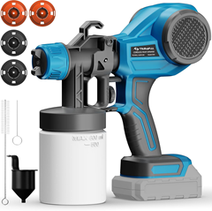 Tilswall Akku-Farbsprühsystem (0,7 kg, kompatibel mit Makita 18V)