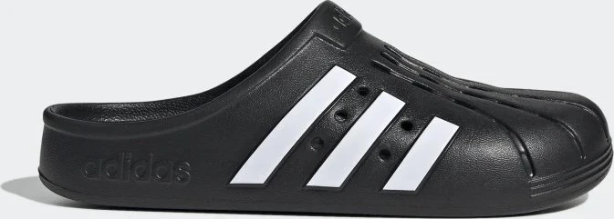 adidas Adilette Clog core black/cloud white (Herren) für 23€ (-23%)