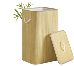 SONGMICS Wäschekorb Bambus (90 L) für 14€ (-29%)