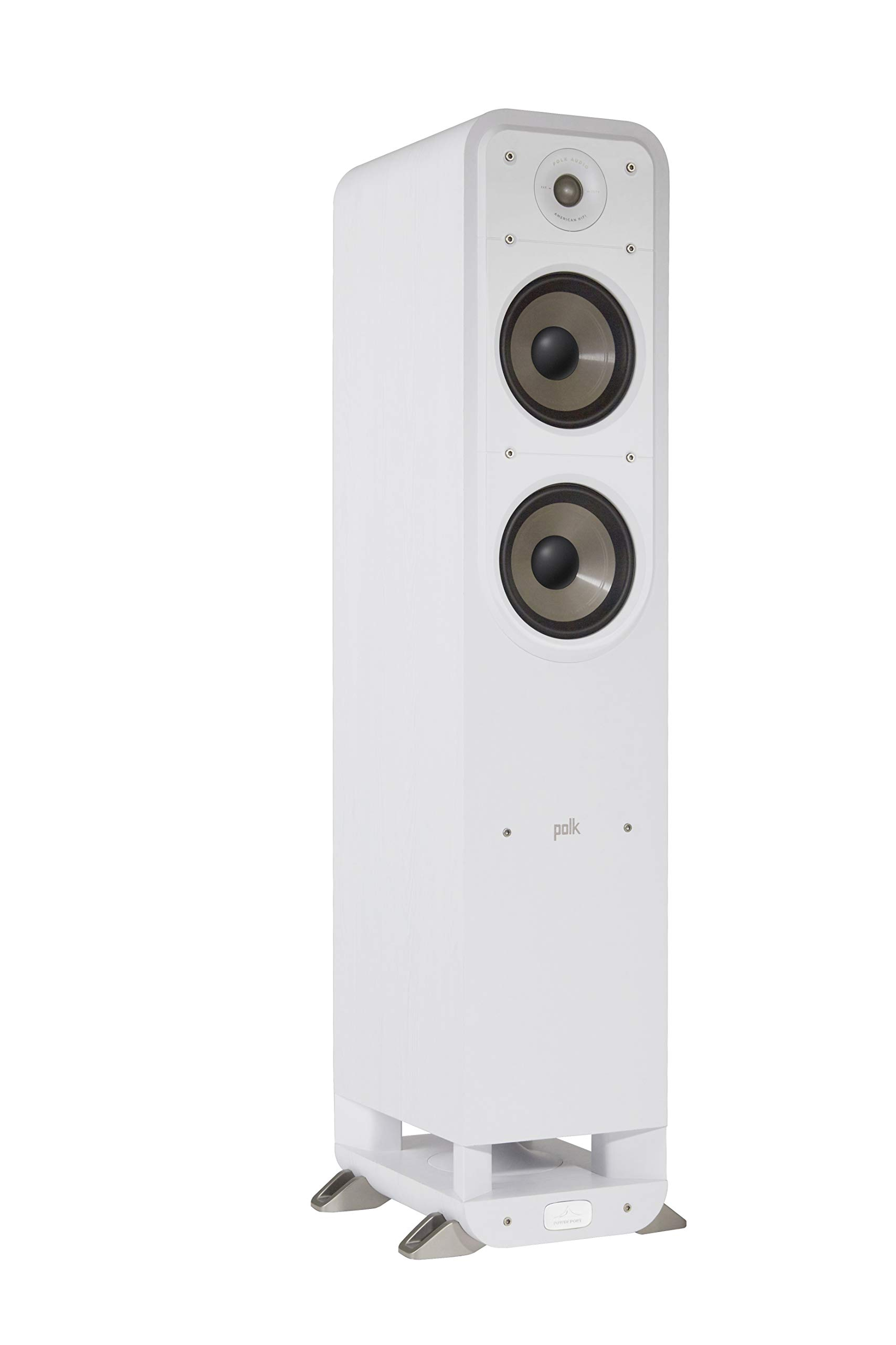 Polk Audio Signature S50E Standlautsprecher, HiFi Lautsprecher, 20 – 150 Watt, 8 Ohm, High Res, 42Hz – 40kHz (Stück) für 157€ (-20%)
