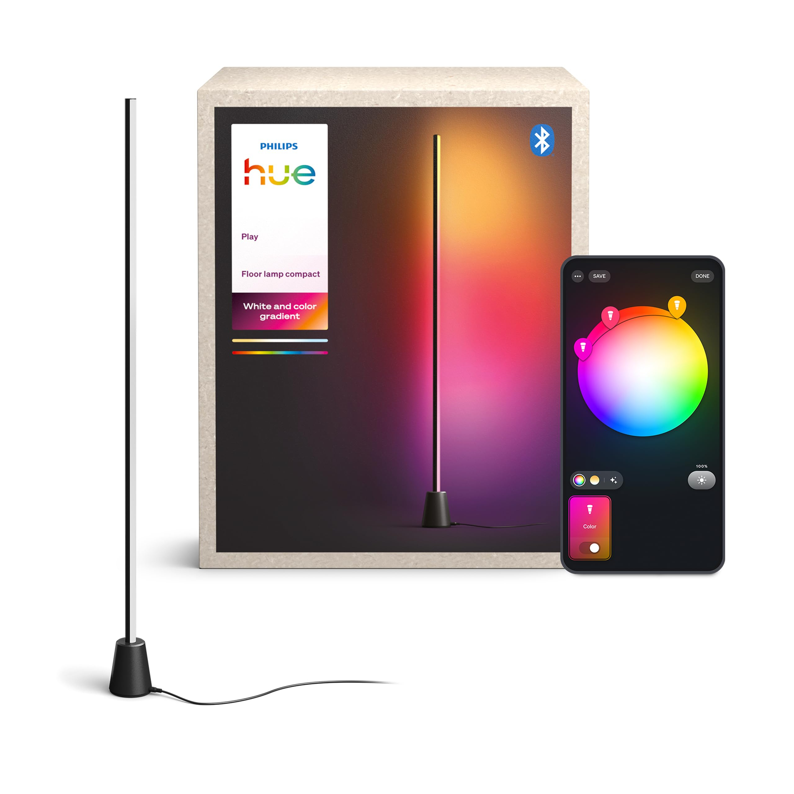 Philips Hue Play White and Color Gradient Stehleuchte für 101€ (-27%)