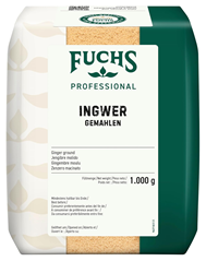 Fuchs Professional Ingwer gemahlen (1 kg Vorrat, ohne Zusätze) für 10€ (-26%)
