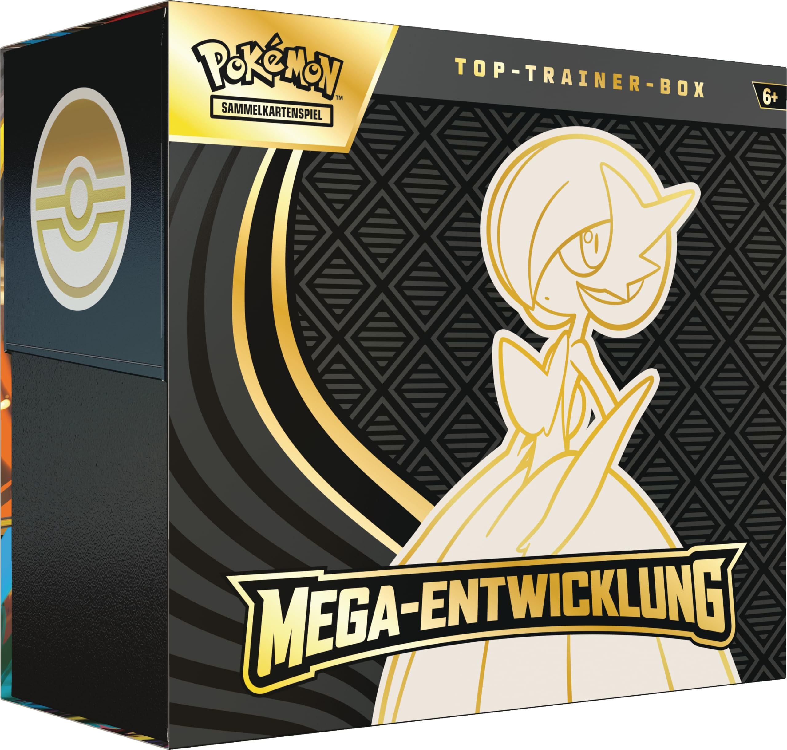 [Amazon Einladung] Pokémon Top-Trainer-Box Mega-Entwicklung: Guardevoir (1 Vollbild-Promokarte, 9 Boosterpacks & Zubehör) für 53€ (-44%)