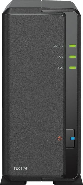 Synology DiskStation DS124, 1GB RAM, 1x RJ-45 1000Base-T, 2x USB-A 3.0 für 130€ (-12%)