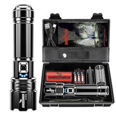Shadowhawk LED Taschenlampe (extrem hell, USB-C aufladbar, IP67) für 19€ (-24%)