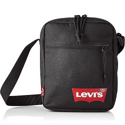 Levi’s Mini Crossbody Tasche (Schwarz, Batwing Logo) für 10€ (-32%)