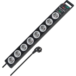 Brennenstuhl Super-Solid 8-fach Steckdosenleiste (Überspannungsschutz, 2,5m) für 21€ (-39%)