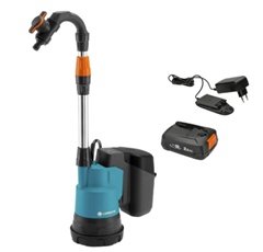 Gardena Akku-Regenfasspumpe 2000/2 18V P4A (Ready-To-Use Set inkl. Akku & Lader) für 83€ (-15%)