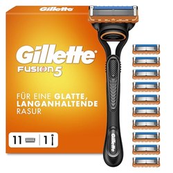 Gillette Fusion5 Rasierer + 11 Klingen