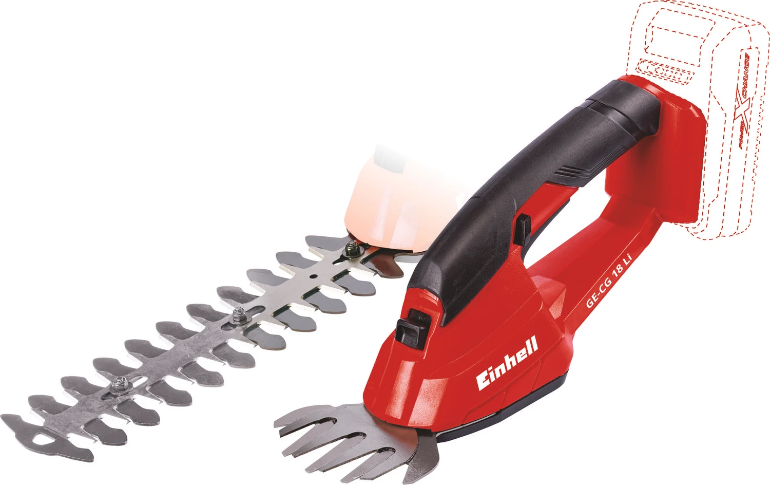 Einhell Expert GE-CG 18 Li Akku-Gras-/Strauchschere solo für 40€ (-14%)