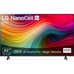 LG 65NANO81T6A 4K NanoCell TV (65 Zoll, Modell 2024, webOS 24) für 450€ (-16%)