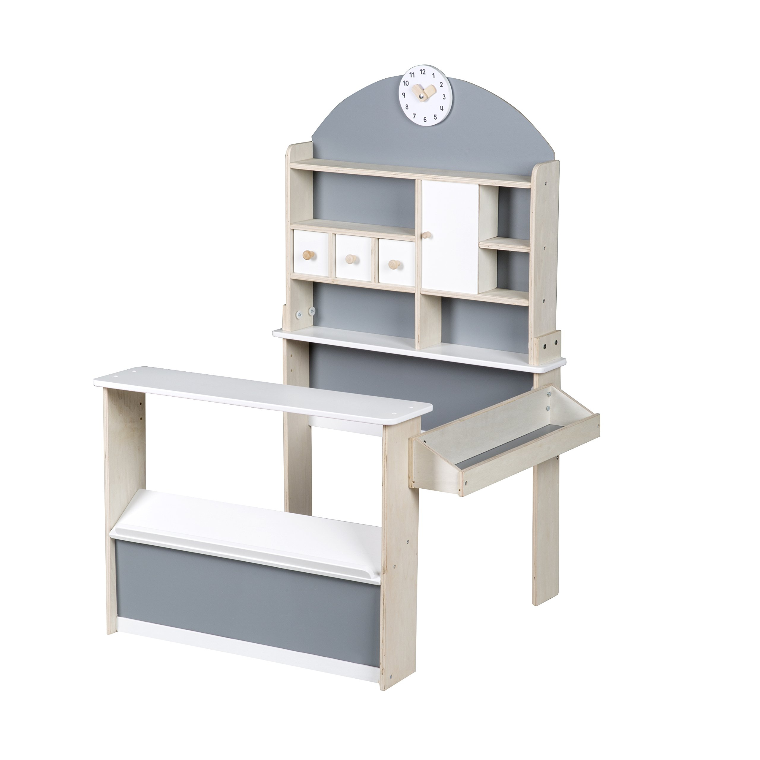 roba Kaufladen aus Holz (Verkaufsstand mit Theke & Seitentheke, 3-10 Jahre) – neuer Bestpreis für 53€ (-30%)