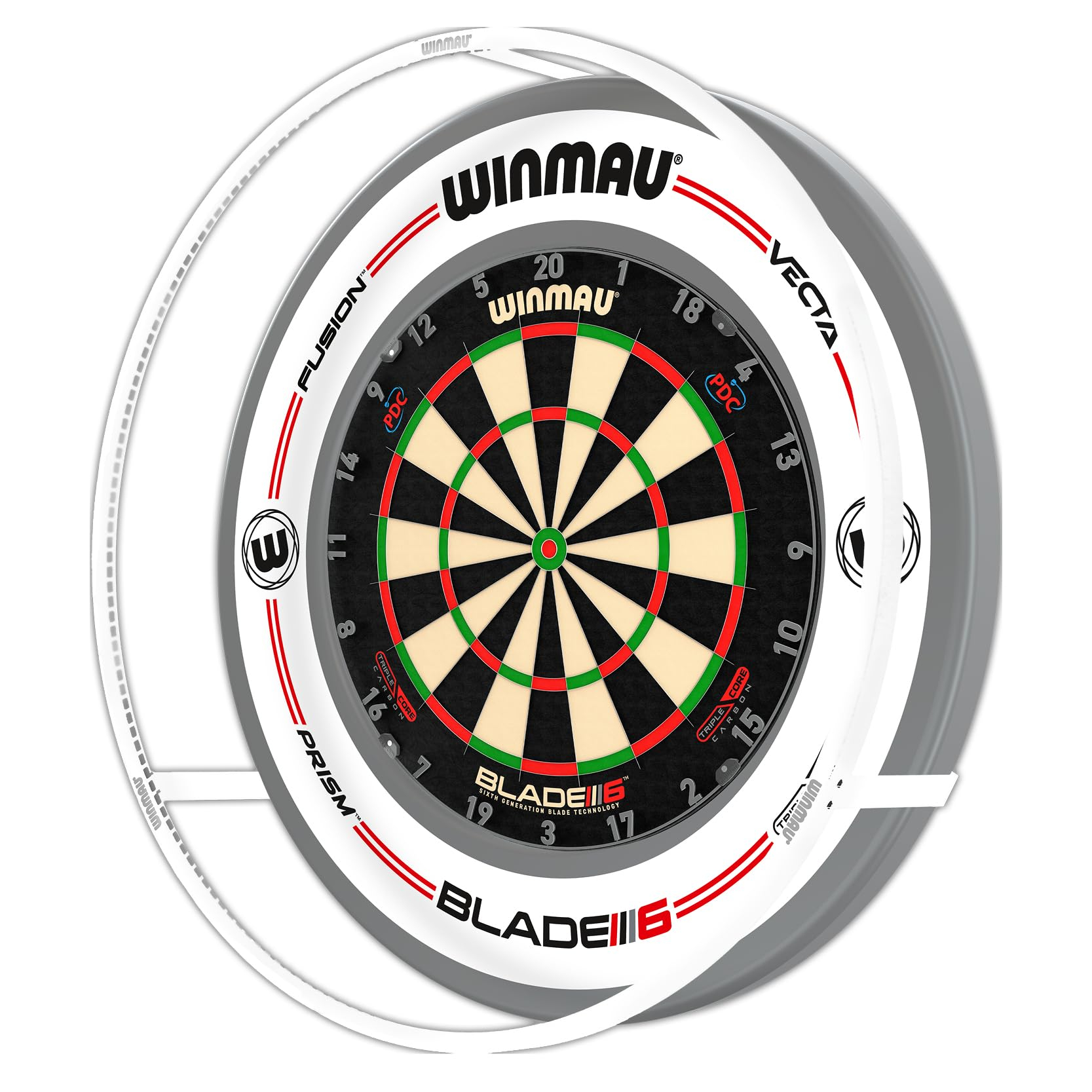 WINMAU Plasma Dartboard – Licht (ggf. Personalisiert) Steeldart für 56€ (-33%)