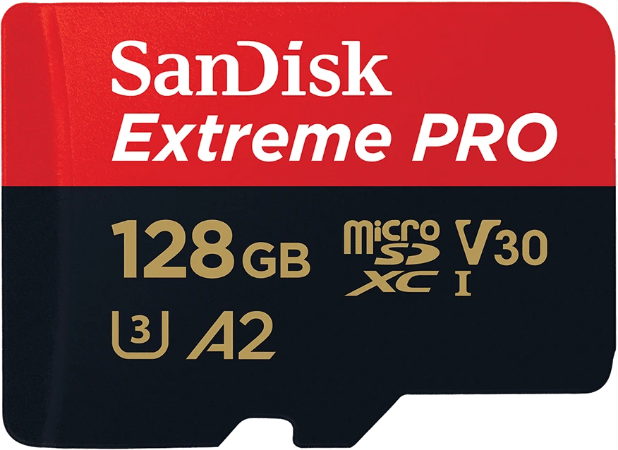 SanDisk Extreme PRO R200/W90 microSDXC 128GB Kit, UHS-I U3, A2, Class 10 für 22€ (-10%)