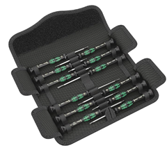 Wera Kraftform Micro Schraubendrehersatz (12-teilig, für Elektroniker) für 30€ (-23%)